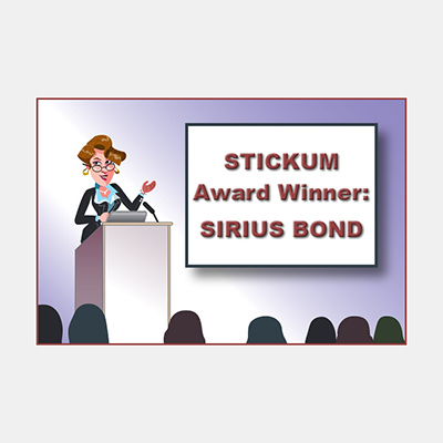 STICKUM Award Winner: Sirius Bond